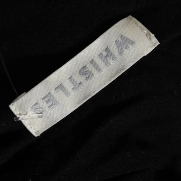 Whistles Black Front Tie Dress, Sz 1, EUC - Picture 4 of 4